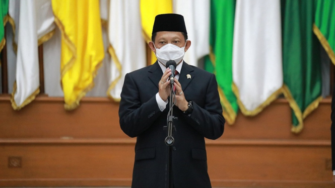 Mendagri Minta Pjs. Gubernur Kawal Pilkada yang Aman dari Covid-19 (Foto Puspen Kemendagri)