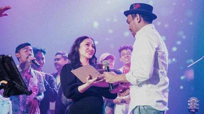 (Mutia Ayu-Glenn Fredly Ultah/ Foto: Instagram@mutia_ayuu)