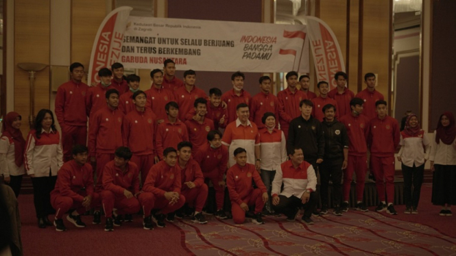 Kroasia Timnas U-19 Dijamu Kedubes RI Kroasia 29 Sept 2020