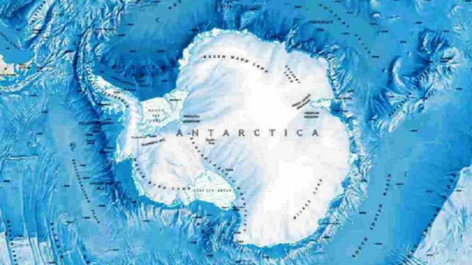 Hasil Studi Terbaru, Antartika Bisa Meleleh Permanen Karena Perubahan Iklim (Foto Peta)