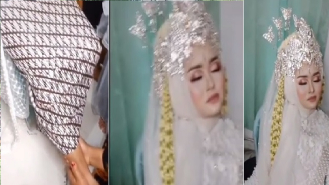 Klarifikasi Video Mempelai Wanita Meninggal Dunia Saat Dirias yang Sempat Viral (Foto Kolase)