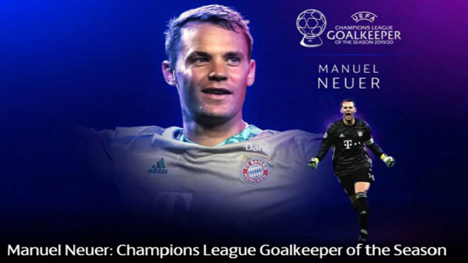 Manuel Neuer kiper terbaik UEFA Champions League 1