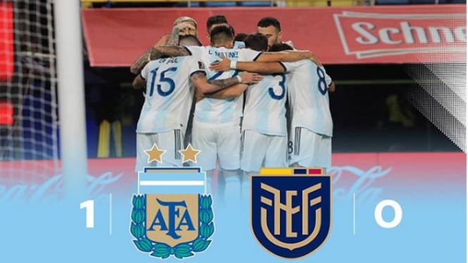 Argentina 1-0 Ekuador kualifikasi Piala Dunia 2022