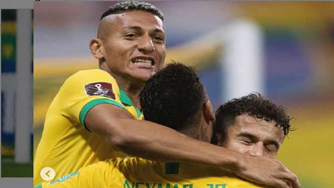 Brasil 5-0 Bolivia Neymar Firmino dan Coutinho