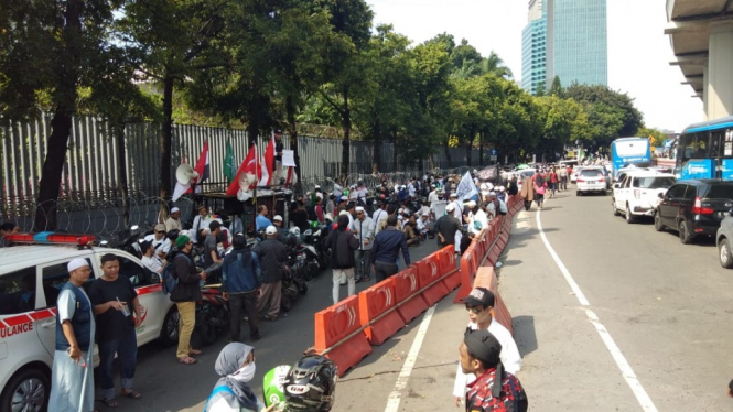 Giliran GNPF yang Akan Menggelar Demo Tolak Omnibus Law UU Cipta Kerja (Foto Dok. ANTVKLIK-Sutardi)