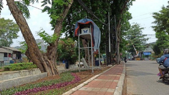 Monumen Peti Mati Dibangun Warga untuk Mengingatkan Bahaya Covid-19 (Foto Istimewa)