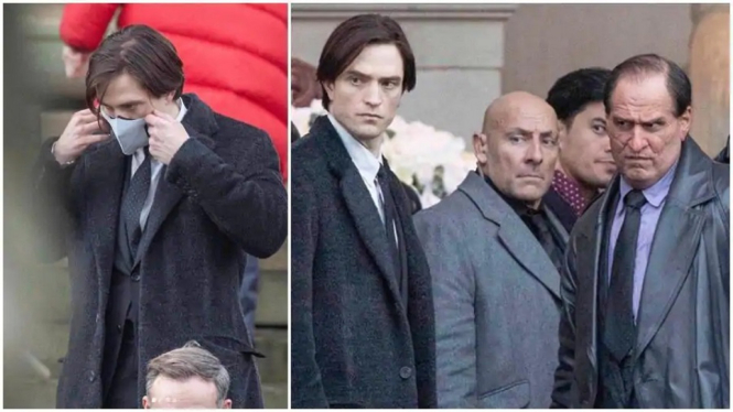 Pulih dari Covid-19, Robert Pattinson Pemeran The Batman Terlihat di Lokasi Syuting (Foto Kolase Instagram)
