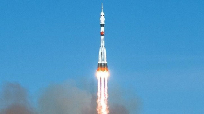 roket soyuz MS-17 foto NASA