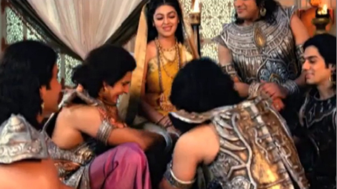 Serial India ANTV, Mahabharata. (Foto Instagram @antv_official)