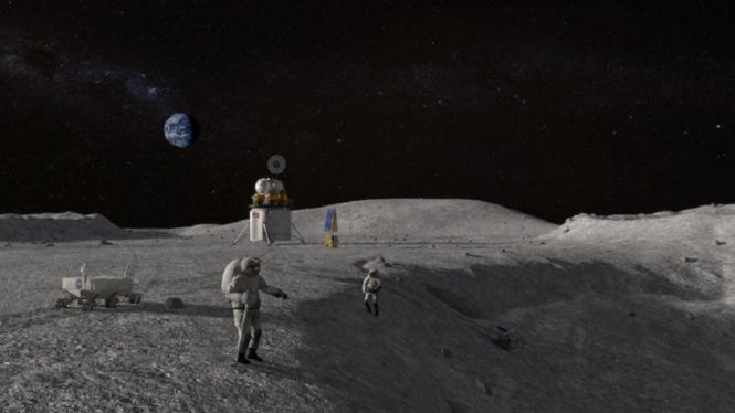 bulan ilustrasi NASA