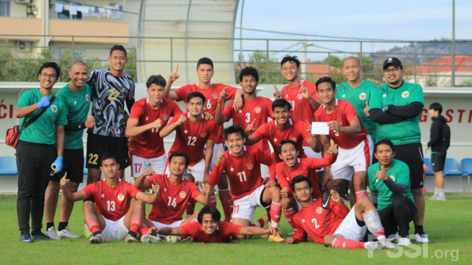 Derby Timnas U-19 Garuda Merah Raih Kemenangan Telak