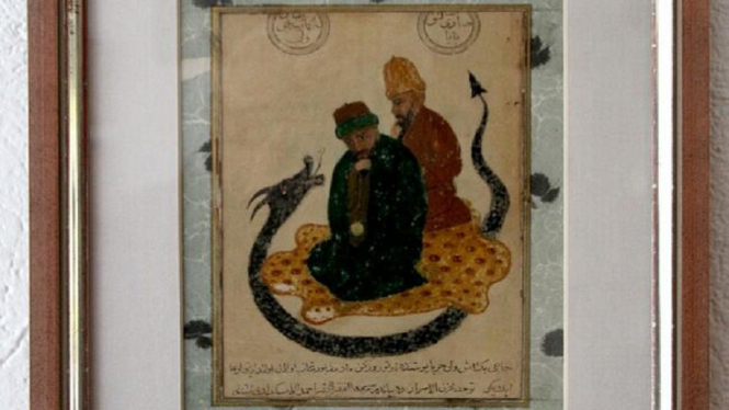 Lukisan Mistik Muslim Karya Haji Bektash Veli Dijual di Pelelangan Jerman (Foto Hurriyet Daily News))