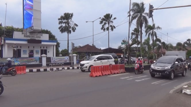 satlantas pandeglang siapkan sistem one way saat liburan