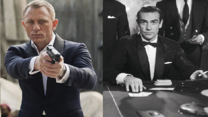 Sean Connery Meninggal Dunia, Ini Kata Sang Penerus James Bond, Daniel Craig (Foto Kolase Instagram)