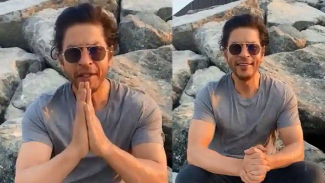 Berulang Tahun ke-55, Shah Rukh Khan Bagikan Video untuk Penggemarnya, Ini Katanya (Foto Kolase Tangkap Layar Video Twitter)