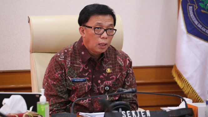 Sekjen Kemendagri Umumkan Lulusan IPDN Tahun 2019 dan 2020 (Foto Puspen Kemendagri)