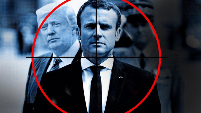 macron on target