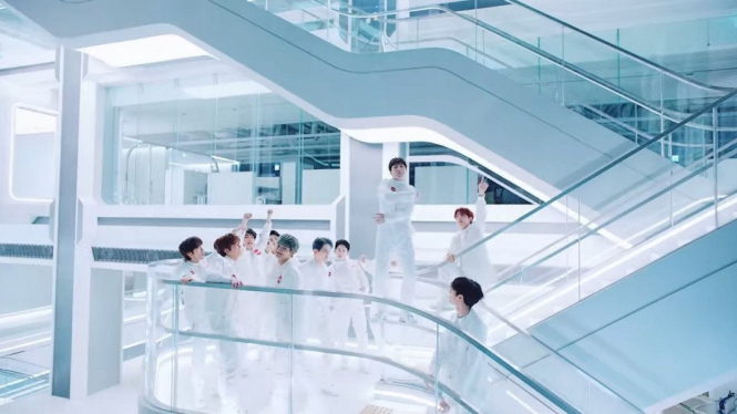 Interior Mewah Gedung Baru YG Entertainment Terlihat di MV TREASURE (Foto : OSEN)