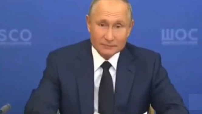 Setelah Biden Kutip Hadis, Presiden Rusia Vladimir Putin Kutip Alquran Saat Pidato (Tangkap Layar Video Pidato)
