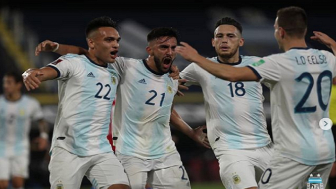Argentina vs Paraguay 1-1 Gol