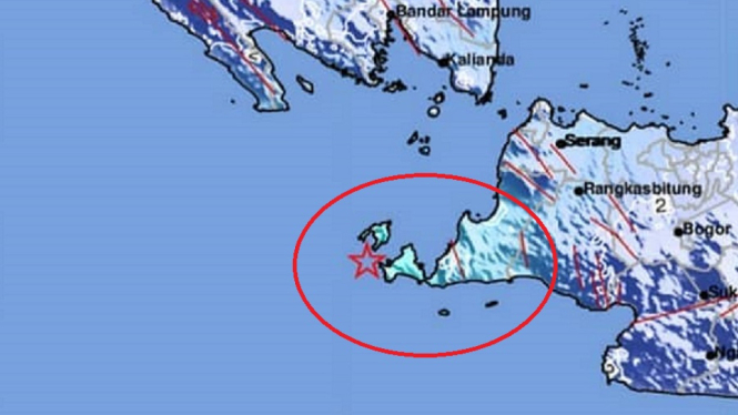 Banten Diguncang Gempa Bumi Magnitudo 5,0 Tak Berpotensi Tsunami (Foto Instagram)