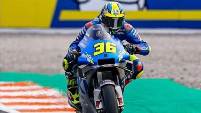 Pembalap Joan Mir Sukses Kunci Gelar Juara Dunia MotoGP 2020 di Valencia (Foto Instagram @suzukimotogp)