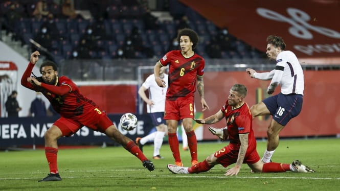 Belgia vs Inggris 2-0 Jack Grealish Top Performance