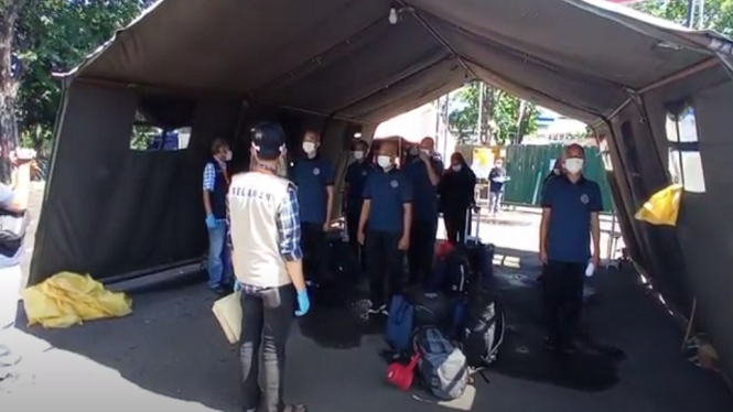 33 siswa sekolah pelayaran sembuh covi-19-Surabaya
