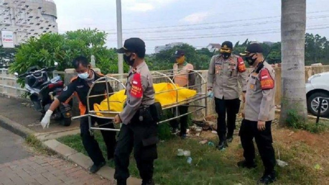 Diduga Serangan Jantung, Seorang Polisi Ditemukan Tewas di Kali Cengkareng (Foto Istimewa)