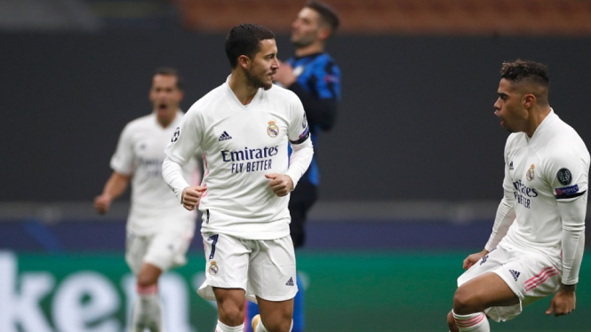 Real Madrid Jaga Peluang Lolos dari Grup B Usai Tekuk Inter Milan dengan 2 Gol (Foto Twitter)