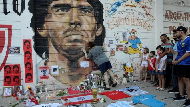 RIP Maradona, Pemerintah Argentina Tetapkan Tiga Hari Masa Berkabung (Foto Reuters)
