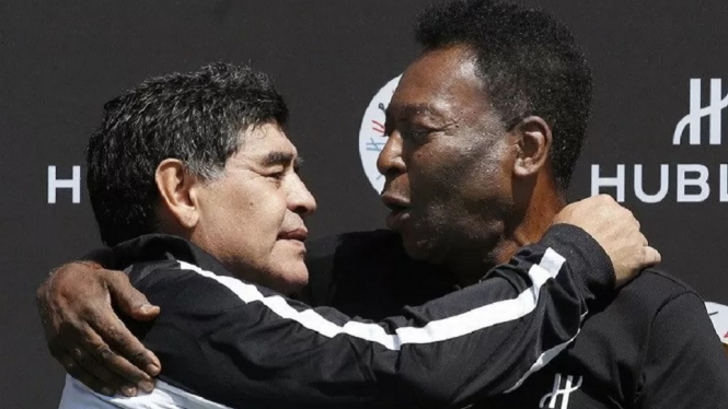 Maradona Meninggal, Ucapan Legenda Sepakbola Brazil Pele Sangat Menyentuh (Foto Reuters)