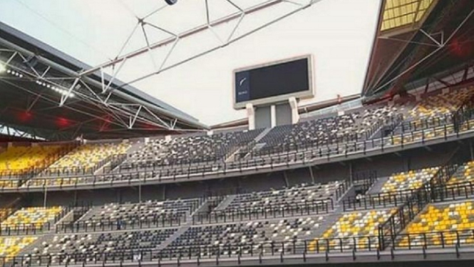 Stadion GBT Surabaya tampak dalam