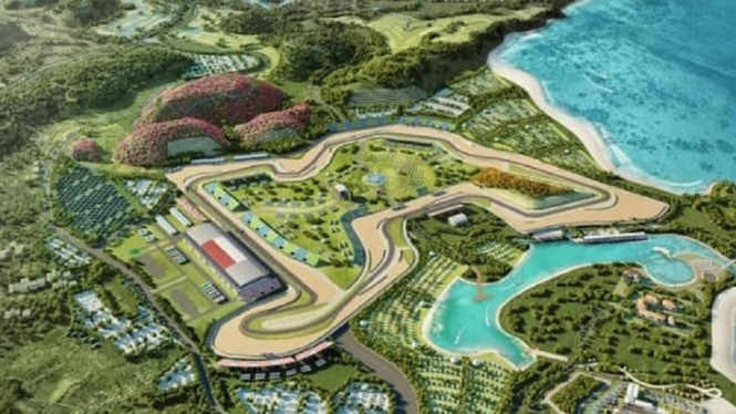 Luhut Memastikan Proyek Sirkuit MotoGP Mandalika Rampung Juni 2021 (Foto Instagram @ITDC)