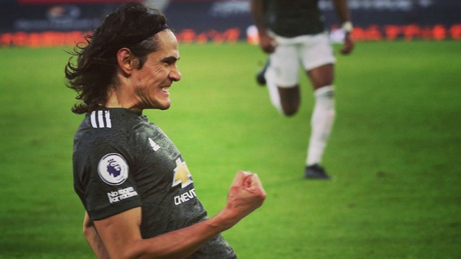 Unggah Istilah Rasial, Edinson Cavani Terancam Diselidiki FA Usai Jadi Pahlawan MU (Foto Instagram)