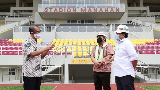 Menpora Optimis dengan Progres Renovasi Stadion Manahan dan Stadion Sriwedari Solo