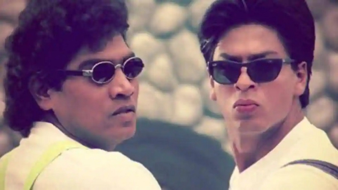 Ini Kata Shah Rukh Khan Tentang Lawan Mainnya Johnny Lever yang Lucu (Foto Tangkap Layar Film)