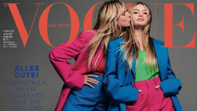 Leni Klum Debut Modeling Di Cover Vogue, Heidi Klum: Aku Sangat Bangga (Foto: Instagram)