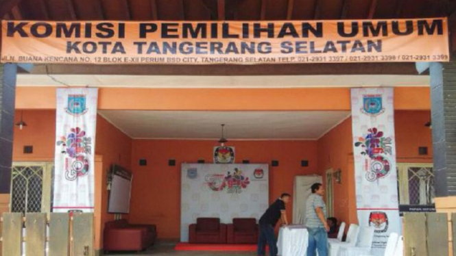 KPU Kota Tangerang Selatan Rilis Benyamin-Pilar Unggul Real Count Pilkada 2020 (Foto Dok. Istimewa via wowkeren.com)