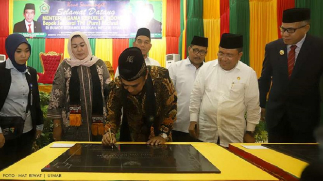 Menteri Agama Fachrul Razi Mengaku Tak Terpancing Bubarkan Ormas Islam (Foto Dok. uin.ar-raniry.ac.id)