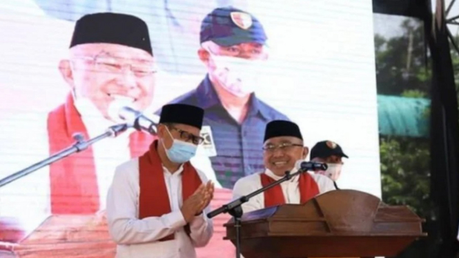 Pasangan calon Wali Kota dan Wakil Wali Kota Depok, Mohammad Idris-Imam Budi Hartono. (Foto @idrisimam2020 Instagram).