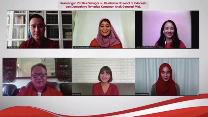 Kekurangan Zat Besi Jadi Ancaman Serius Generasi Emas 2045 Indonesia ( Foto Pembicara Talk Show Danone SN - Kekurangan Zat Besi Sebagai Isu Kesehatan Nasional d