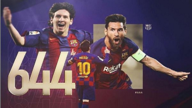 Lionel Messi pecahkan rekor goal Pele
