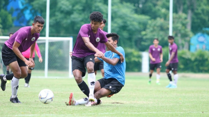 Timnas U-19 berlatih keras pada pemusatan latihan (TC) di Jakarta