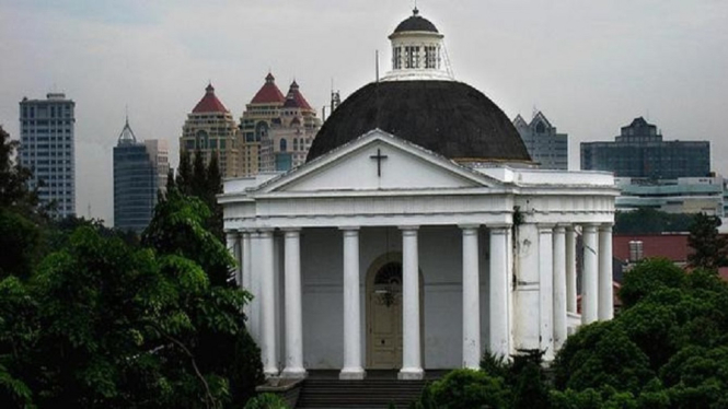 Gereja Immanuel, Gambir, Jakarta Pusat. (Foto Kemdikbud RI).