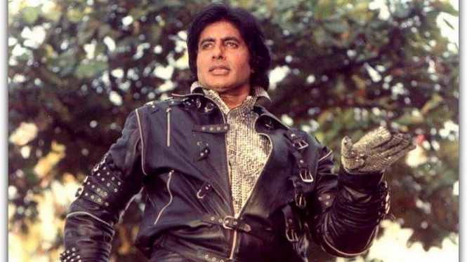 Begini Gaya Amitabh Bachchan di Film saat Meniru Gaya Michael Jackson (Foto Instagram)