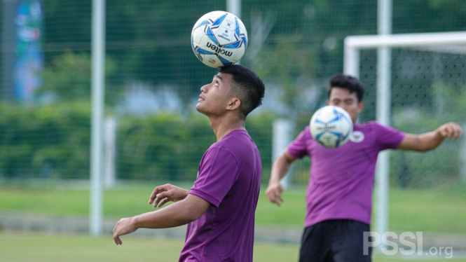 Timnas U-23 latihan di Lapangan D Senayan