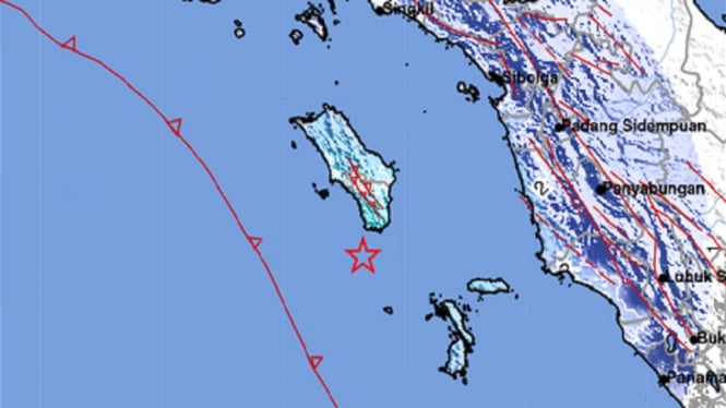 Malam Pergantian Tahun, Maumere Malah Diguncang Gempa Bumi Magnitudo 5,3 (Foto Twitter)