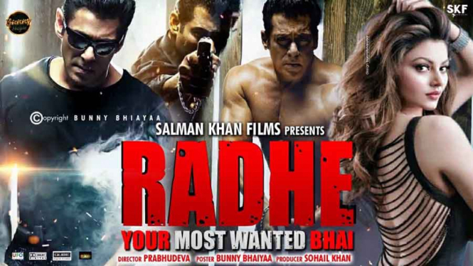 Salman Khan Diminta Merilis Film 'Radhe' di Bioskop, Bukan di Platform OTT (Foto Poster Film)