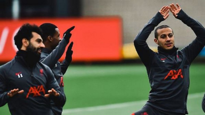 Thiago Alcantara kembali berlatih bersama pemain Liverpool